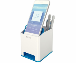 LEITZ Stojanček na ceruzky WOW hudobný, biela/modrá