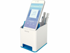 LEITZ Stojanček na ceruzky WOW hudobný, biela/modrá