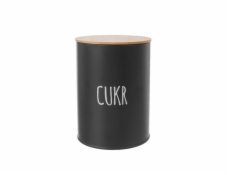 Dóza na cukr BLACK plech / bambus