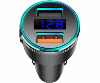 Maclean MCE375 Dual Car Charger s displejom Cigarette Lig...