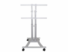 Neomounts PLASMA-M1200 - Vozík - pre plochý panel - strieborná - veľkosť obrazovky: 27"-70"