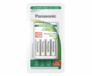 Panasonic BQ-CC17 + 4x AA 1900mAh