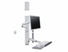 ERGOTRON LX Wall Mount System (bílý), držák na zeď, monitor, klávesnice ,+ přísl.
