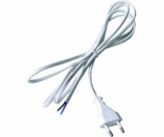 Solight flexo šňůra, 2x 0,75mm2, bílá, plochá, 2m - PF10