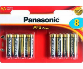 Baterie Panasonic Pro Power alk., AA/R06 Blistr(8)