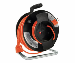 Prodlužovací kabel na bubnu - 1 zásuvka 50m SOLIGHT PB12O