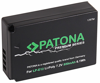 PATONA baterie pro foto Canon LP-E12 850mAh Li-Ion PREMIUM