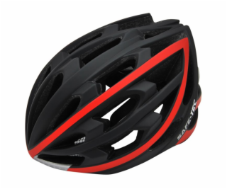SAFE-TEC Chytrá helma/ TYR Black-Red S