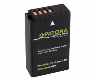 PATONA baterie pro foto Nikon EN-EL20 850mAh Li-lon