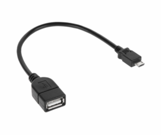 Redukce USB zdířka A - micro USB konektor 20cm