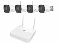 UNV KIT/NVR301-04LS3-W/4*2122LB-AF28WK-G/ 2.8mm 4 Ch/ H.265/1x HDD/40Mbps/mikrofon/microSD/ Wi-Fi/ DWDR/detekce pohybu