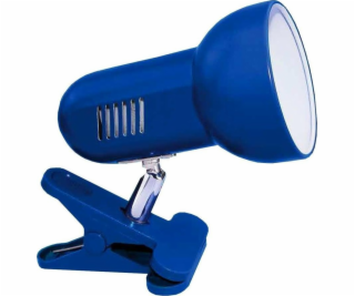 Activejet Clip-on desk lamp  blue  metal  E27 thread