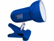 Activejet Clip-on desk lamp  blue  metal  E27 thread