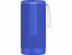 Bezdrôtový Bluetooth reproduktor, modrý, BS-031