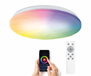 Smart svítidlo stropní SOLIGHT WAVE WO792 RGB 30W WiFi Tuya