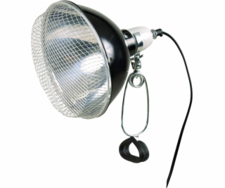 Lampa Trixie Clamp čierna s ochrannou sieťkou 21cm 250W