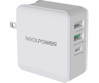 Cestovná nabíjačka Realpower DeskCharge-65