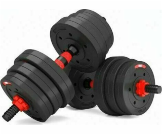 Asfaltové činky HMS SGP20 2 x 10 kg