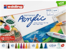 Akrylové fixy 12 farieb
