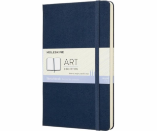 Moleskine MOLESKINE L skicár (13x21cm), zafírovo modrá, p...