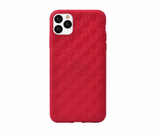 Devia Woven2 Pattern Design Soft Case iPhone 11 Pre red