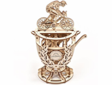 Hračka Ugears 3D dřevěné mechanické puzzle Samohybný cyklista