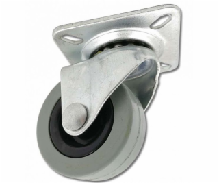Kolo nábytkové 50 mm otočné šedé (nosnost 30 kg)