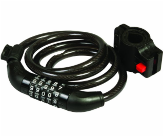 Zámek na kolo kódovací 120 cmx10 mm (možnost volby vlastní 