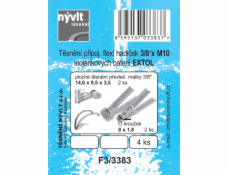 Tesnenie flexi hadičiek 3/8xM10 stojankových batérií Extol-