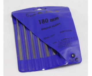 Pilník ihlový 180mm sada 6 ks
