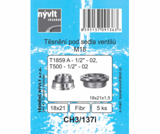 Tesnenie pod sedlá ventilov M18-5 ks