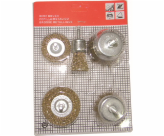 Kefa rotačná 5 ks 2,5/4/4,5/5/6,5 cm oceľ