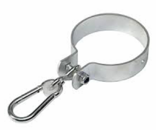 Objímka hojdačková 100 mm s karabínou