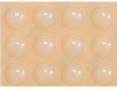 Tlmič nárazu 13 mm silikón 12 ks samolepiaci