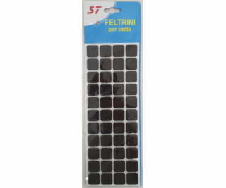 Chrániče samolepiace 44 ks 2x2 cm filcové štvorcové