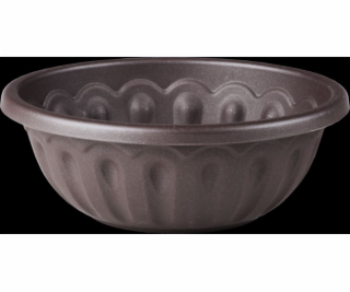 Kvetináč misa 22 cm hnedý Lea