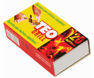 Podpaľovač pevný 2v1 20 ks TEO GRILL