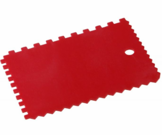 Stěrka zubová plast 125x85 mm