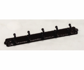 Vešiak na kľúče 5 háčikov 220x35x30mm H5 retro komax meď