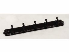 Vešiak na kľúče 5 háčikov 220x35x30mm H5 retro komax meď