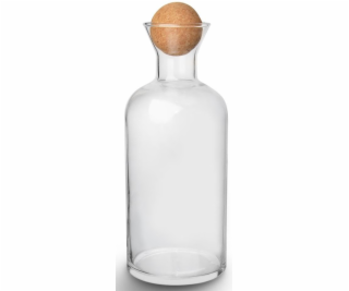 Karafa skleněná s korkovou zátkou 1,3 l