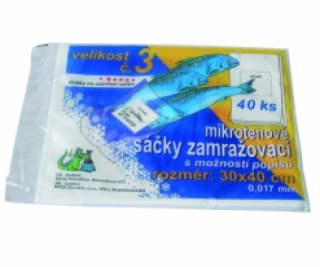 Vrecko do mrazničky 40 ks č. 1 20x30 cm