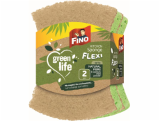 Houbička na nádobí 2 ks flexi Green life Fino recyklovaná