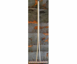 Hrábě dětské dřevěné 120 cm s dřevěnými kolíky