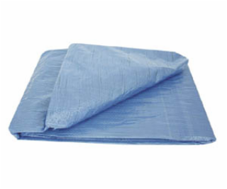 Plachta nepremokavá 5x8 m štandard modrá (55 g/m2)