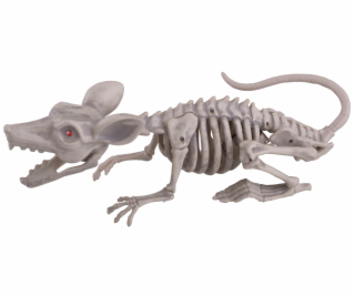 Halloween kostra myši s červeně svítícíma očima, délka 38 cm