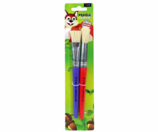 Sada Derform 2 tlustých kartáčů Kidart (deerf.Z2pgka)