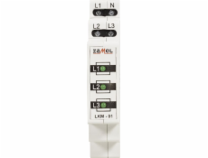 Indikátor výkonu Zamel 230V/400V 3xled Green LKM-01-20 (ext10000037)