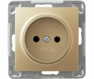 Ospel Impsiment Socket Single Gold Metallic (GP-1Y/M/28)