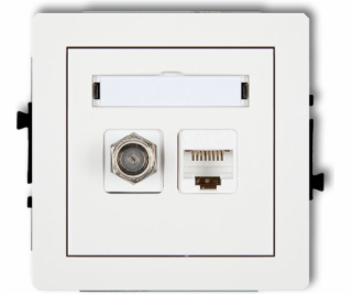 Karlik Anténa Single SAT + Single Computer Sockets 1xrj45...